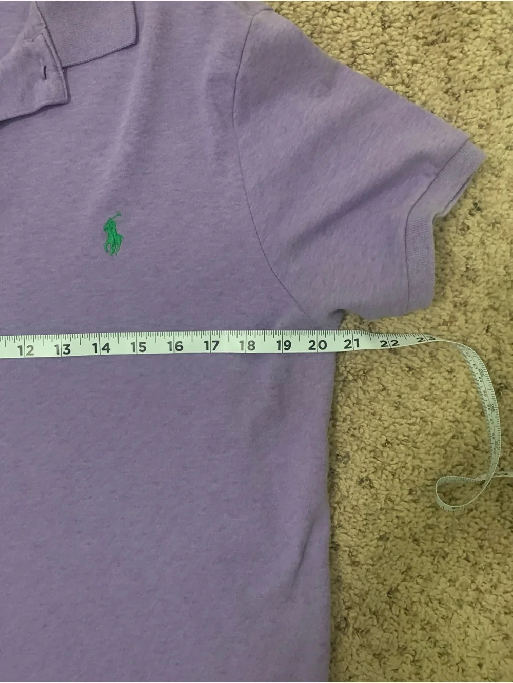 Ralph Lauren Lilac Polo with Green Pony